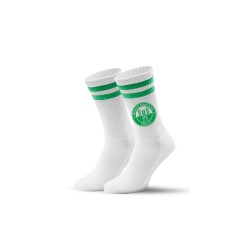 Sportsocken Weiß/Grün inkl....